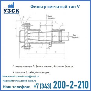 Фильтр сетчатый ФС по Т-ММ-11-2003 в Самаре