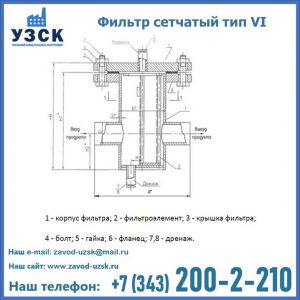 Фильтр сетчатый ФС по Т-ММ-11-2003 в Самаре
