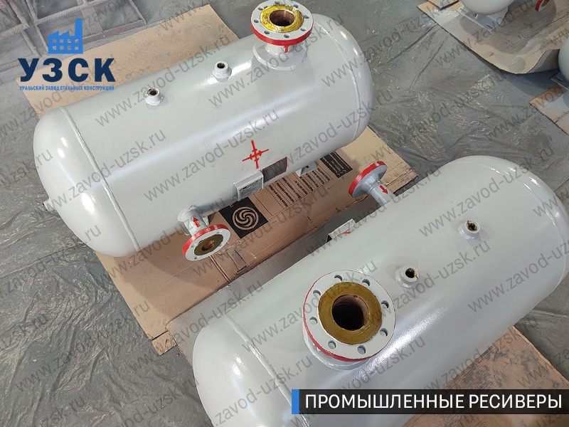 фотография промышленных ресиверовдля газа Самара